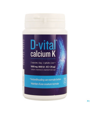 D-vital calcium k    caps 180