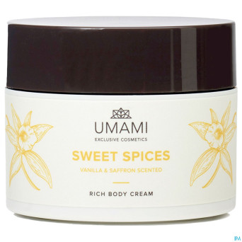 Umami sweet spices vanille&safran creme corps250ml