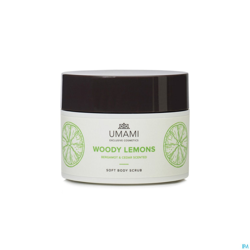 Umami woody lemons bergamote&cedre gomm.corps250ml