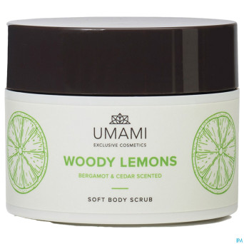 Umami woody lemons bergamote&cedre gomm.corps250ml