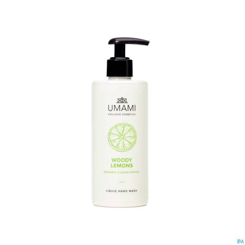 Umami woody lemons bergamote&cedre savon main300ml