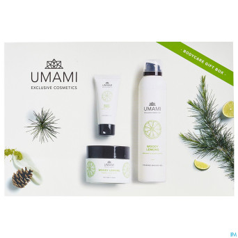 Umami woody lemons bergamote&cedre coff.corps500ml