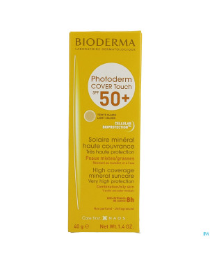 Bioderma photoderm cover touch claire spf50+ tb40g