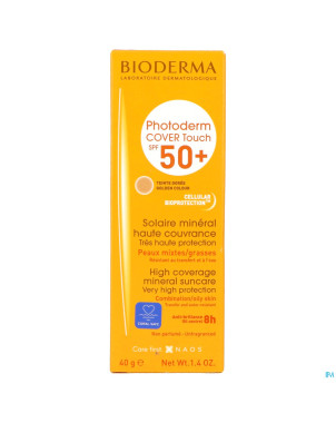 Bioderma photoderm cover touch doree spf50+ tb 40g