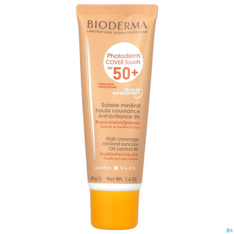 Bioderma photoderm cover touch doree spf50+ tb 40g