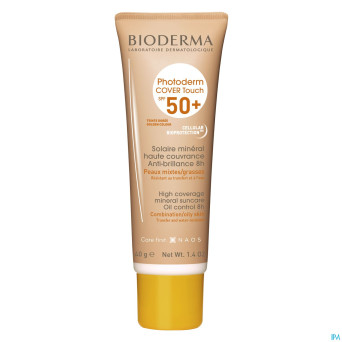 Bioderma photoderm cover touch doree spf50+ tb 40g