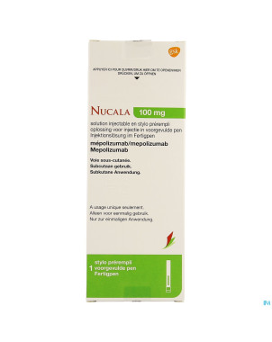 Nucala 100mg sol inj stylo prerempli  1 x 1ml