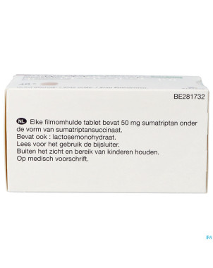Sumatriptan viatris 50mg comp pell 48