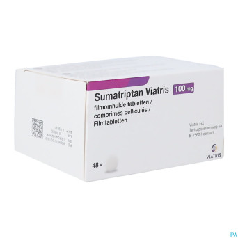 Sumatriptan viatris 100mg comp pell 48