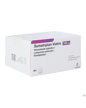 Sumatriptan viatris 100mg comp pell 48