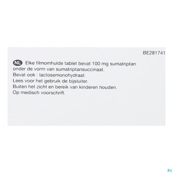 Sumatriptan viatris 100mg comp pell 48