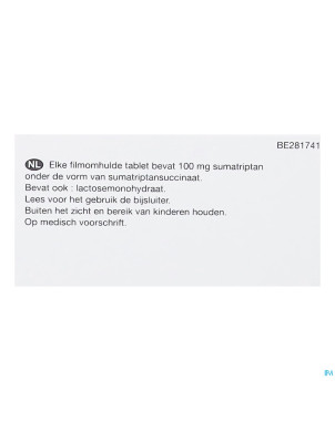Sumatriptan viatris 100mg comp pell 48
