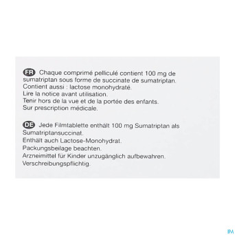 Sumatriptan viatris 100mg comp pell 48