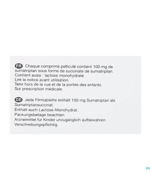 Sumatriptan viatris 100mg comp pell 48