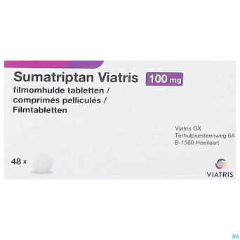 Sumatriptan viatris 100mg comp pell 48