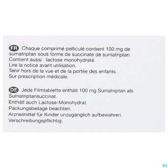 Sumatriptan viatris 100mg comp pell 48