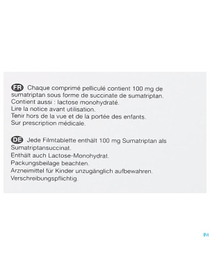 Sumatriptan viatris 100mg comp pell 48