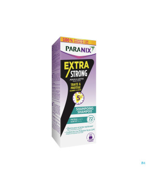 Paranix shampoo extra strong peigne 200ml
