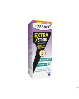 Paranix shampoo extra strong peigne 200ml