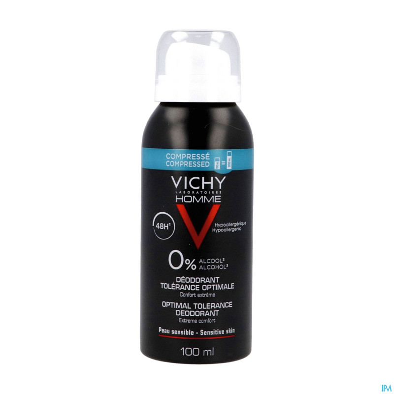 Vichy homme deo aero tolerance optimale 48h  100ml