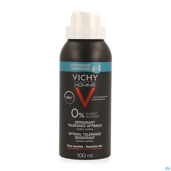 Vichy homme deo aero tolerance optimale 48h  100ml