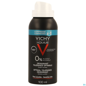Vichy homme deo aero tolerance optimale 48h  100ml