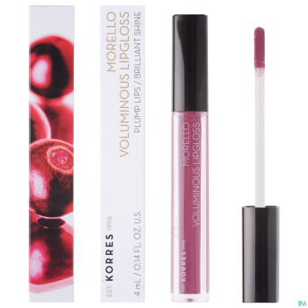 Korres km lipgloss morello 27 berry purple    4ml