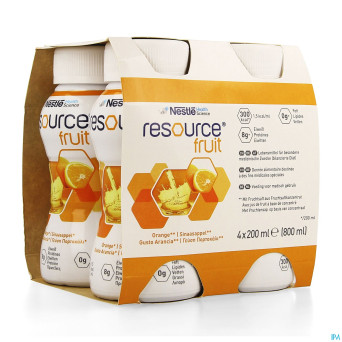 Resource fruit orange    4x200ml 12415272