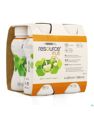 Resource fruit pomme    4x200ml 12415241