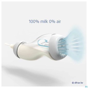 Difrax biberon-s wide verre   310ml