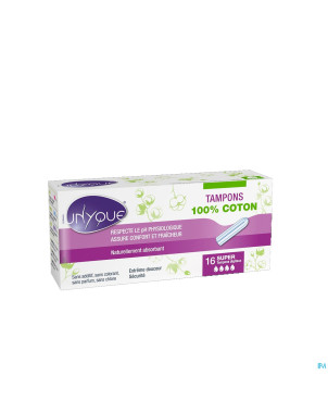 Unyque tampons bio super + applicateur    16
