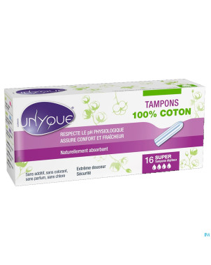Unyque tampons bio super + applicateur    16