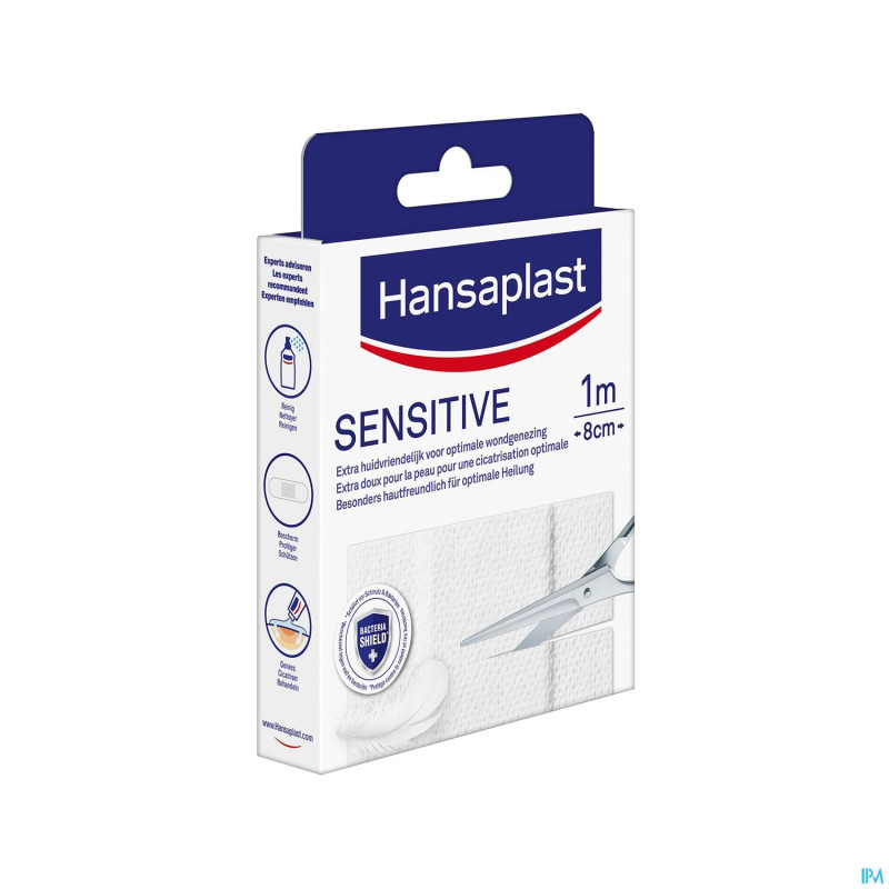 Hansaplast sensitive 1mx8cm