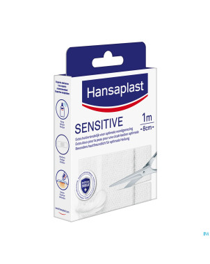 Hansaplast sensitive 1mx8cm