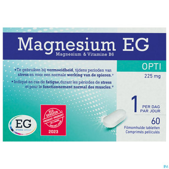 Magnesium eg opti 225mg comp 60