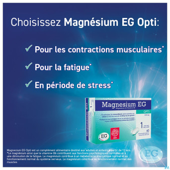 Magnesium eg opti 225mg comp 60