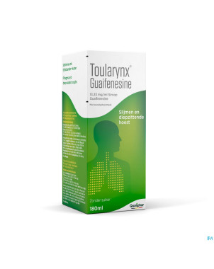 Toularynx guaifenesine 13,33mg/ml sirop    180ml