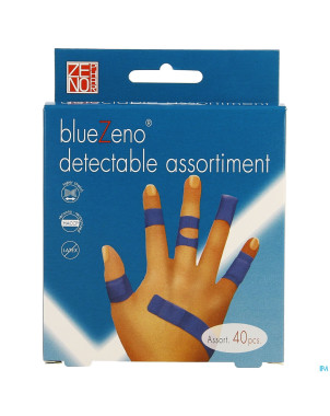 Bluezeno pansement detectable assortment    40