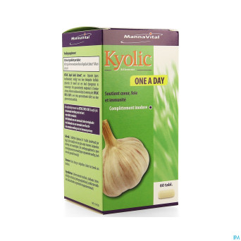 Mannavital kyolic one day   caps 60