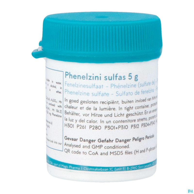 Phenelzine sulfate 5g    magis