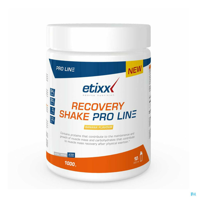 Etixx recovery pro shake banana    1000g