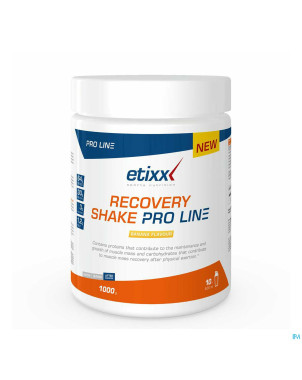 Etixx recovery pro shake banana    1000g