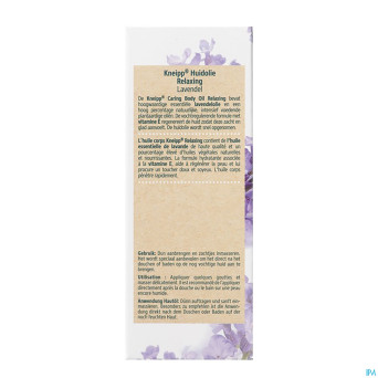 Kneipp huile corporelle lavande 100ml