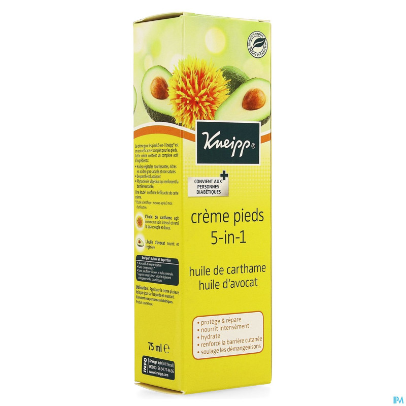 Kneipp creme pieds 5en1 75ml