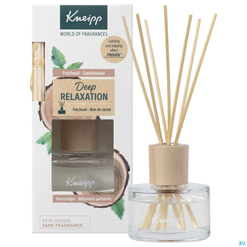 Kneipp batonnets parfum bois santal-patchouli 50ml