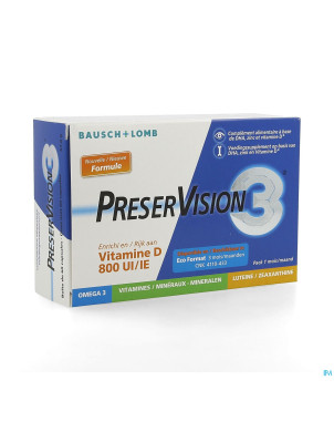 Preservision 3 + vit d3    caps 60