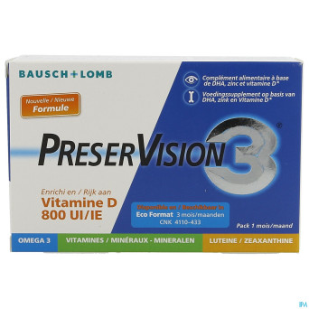 Preservision 3 + vit d3    caps 60