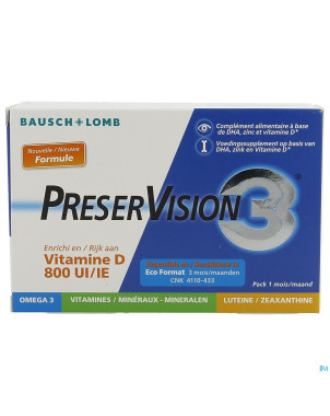 Preservision 3 + vit d3    caps 60