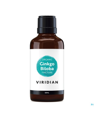 Viridian organic ginkgo biloba tincture 50ml