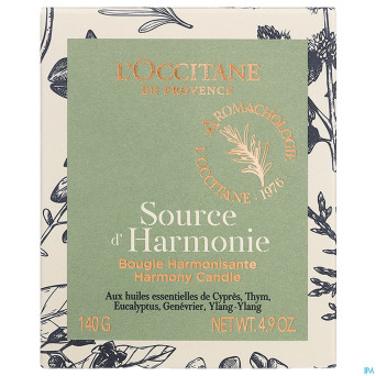 L'occitane maison bougie harmonisante 140g